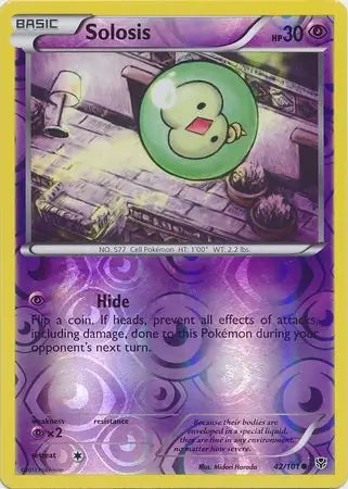 Plasma Blast Solosis #42/101 reverse holo